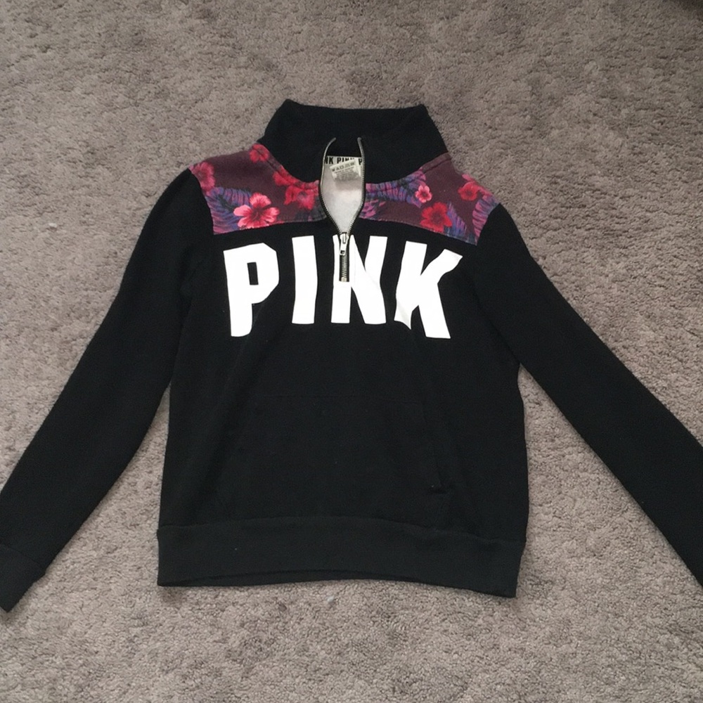 Pink quarter zip up!
